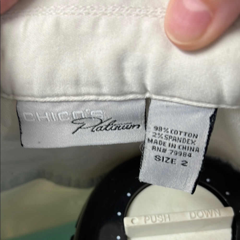 Chico's Light Tan Utility Jacket - image 2